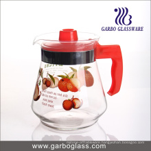 1.5L Printing Glass Tea Pot
